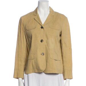 Theory Linen-Viscose Blend Blazer Jacket